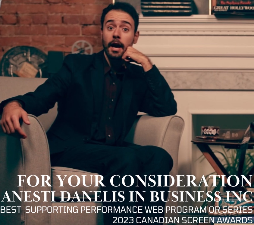 Vote Anesti Danelis Best Supporting Performance in a Web Program or Series at the 2023 Canadian Screen Awards 

<a href="/onVIVAtv/">onVIVA.tv</a> 

#vote #actor #comedian #funnyactor #torontoactor #csa #canadianscreenawards