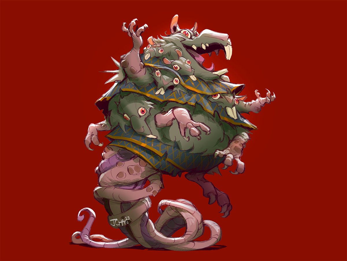 「RAT KING! as part of #creatuanary 」|Justin Chanのイラスト