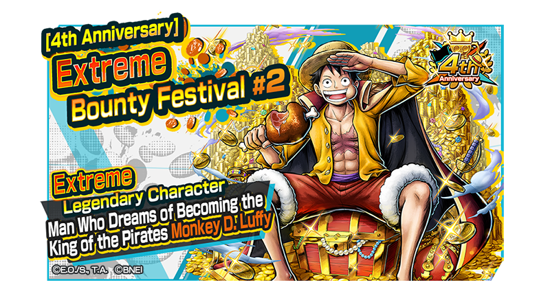ONE PIECE Bounty Rush on X: [3.5 Anniversary Thank You] Extreme Bounty  Festival Extreme Legendary Character 4☆ FILM Z Zephyr arrives in the  Extreme Bounty Festival as part of a special event! #