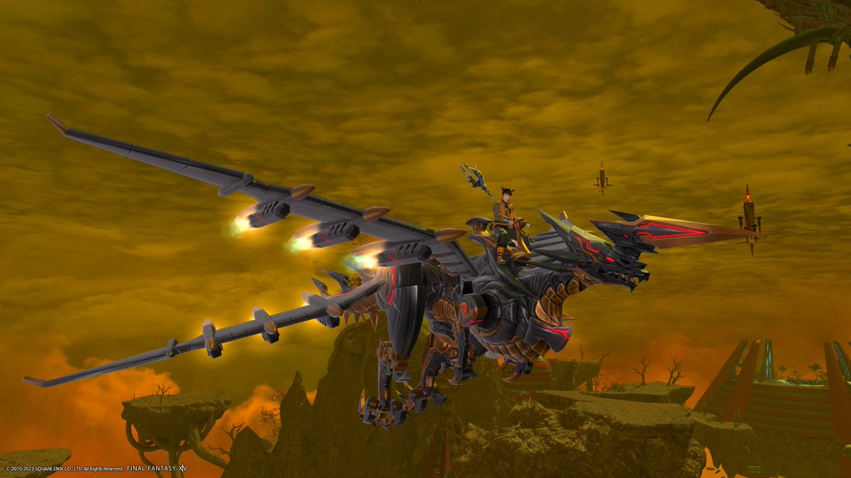 ElrokFoxx's tweet photo. Finally got my mecha dragon mount!
#FF14 #FFXIV #Landerwaffe https://t.co/epSi141RXi