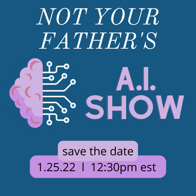 OliverYarbrough's tweet photo. Mark your calendars for Jan. 25th @ 12:30PM EST.
That's when Episode 6 of "Not Your Father's A.I. Show" broadcasts live on this page.
***The title is, "Does Your #PMO Have #AI Super Powers?"
#ProjectManagement #ArtificialIntelligence #ProjectManagers #ProjecManager https://t.co/LIW7GgcqR7