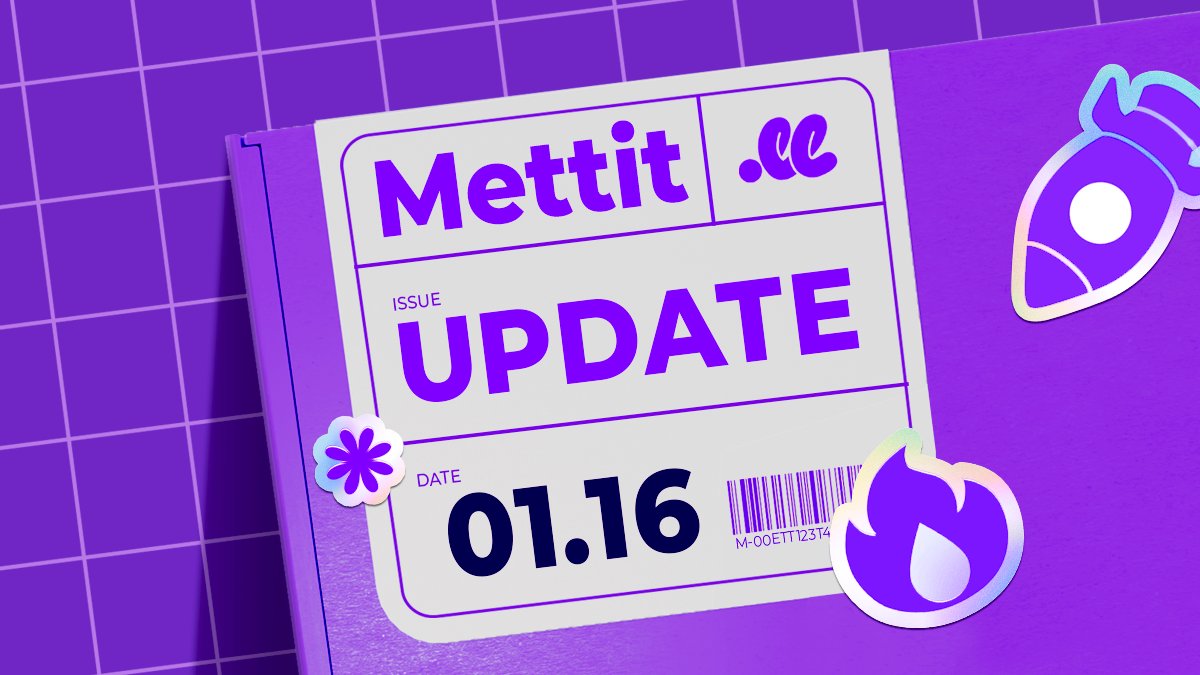 [Mettit Update] January 16th, 2023 Updates

mettit.com/notice/view/NO…

[View Creator's Other Posts]

1. Added the list of 'viewing other posts' in the posts of LOG, PT, and challenge participants.

2. Some modifications to the UI of LOG, PT, and Challenge posts