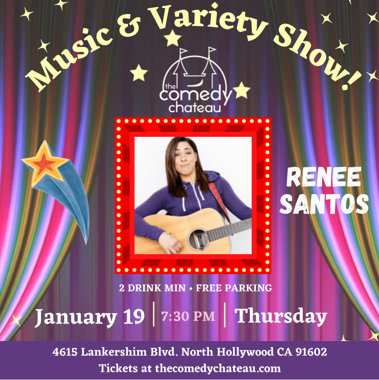 I'm back in Cali!  New Year! New Comedy! - Click on reneesantos.com for all the magic!