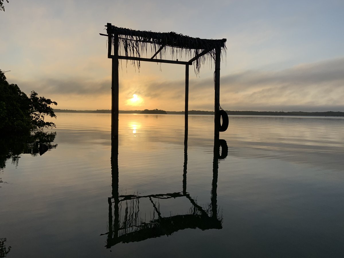 ervingleo's tweet photo. @tweetsforyoul Un amanecer en Laguna milagros, QRoo. https://t.co/88tO6DHUts