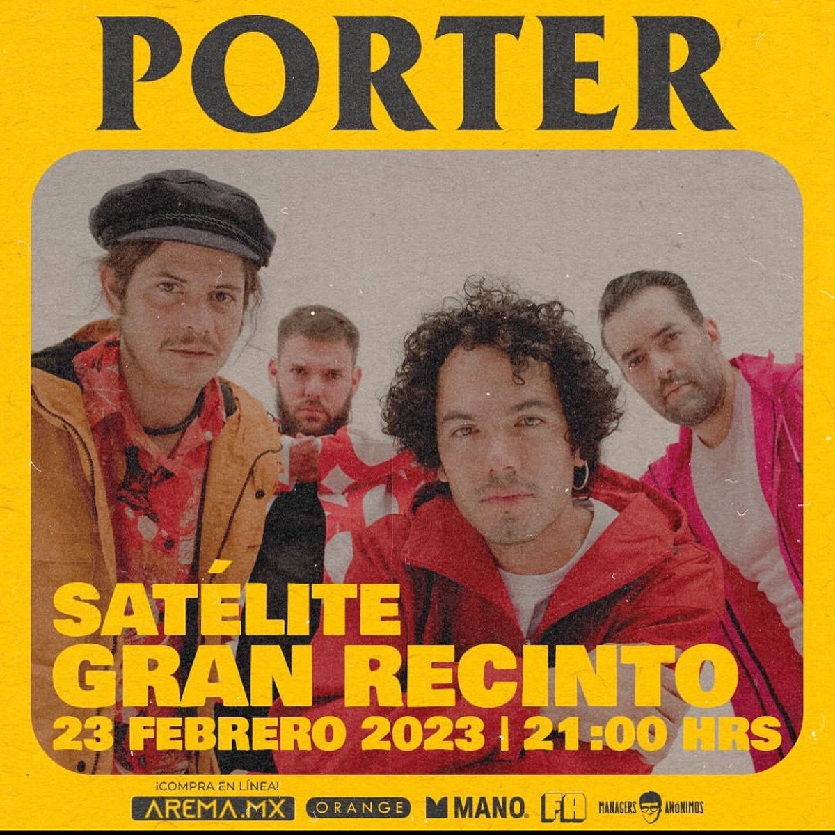 El próximo 23 de febrero @porteroficial  en el #granrecinto 🐉
📸: <a href="/SoyNataliiia/">Una tal Natalia.</a> 
-
-
-
-
-
-
-
-
-
#buentripmusic #porter #conciertos #fimgdl
