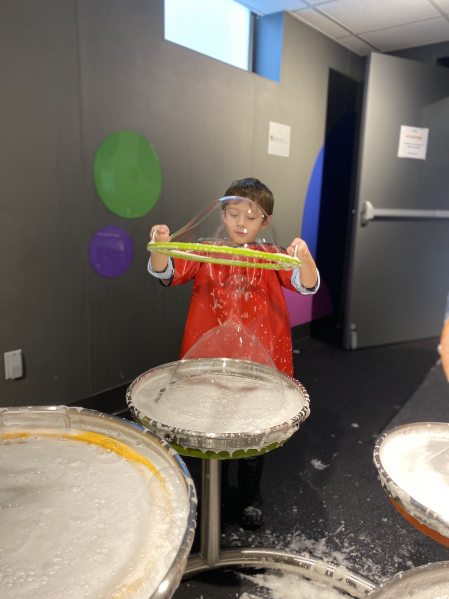 <a href="/CMC_Cleveland/">Children's Museum of Cleveland</a> my kiddo had a blast in the bubble room last weekend. #WonderLab