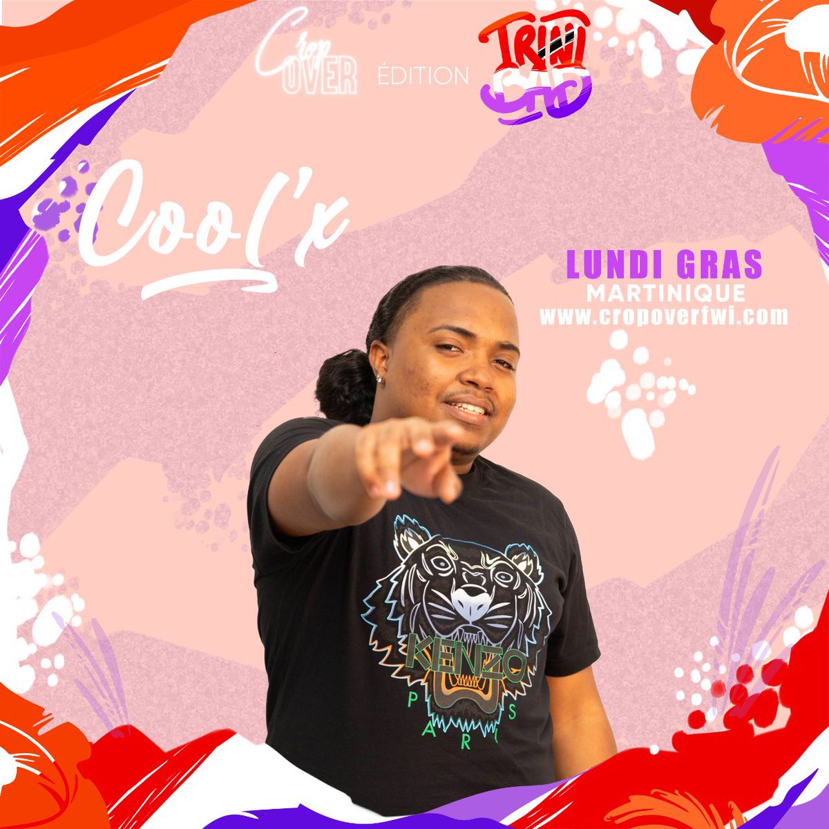 cropoverfwi's tweet photo. TRINI BAD 🇹🇹 

On continue doucement l’annonce de notre line up avec …. PLEASE WELCOME @DjTixtox97x @DjCoolx972 @Djxbrad1 https://t.co/aRqgF1Oe9k