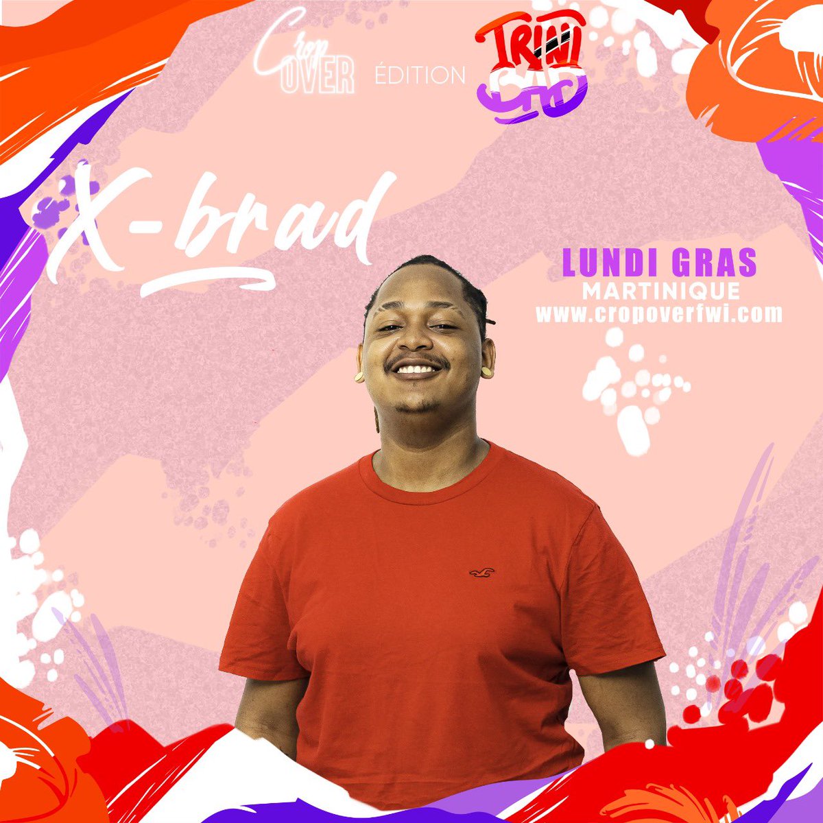 cropoverfwi's tweet photo. TRINI BAD 🇹🇹 

On continue doucement l’annonce de notre line up avec …. PLEASE WELCOME @DjTixtox97x @DjCoolx972 @Djxbrad1 https://t.co/aRqgF1Oe9k