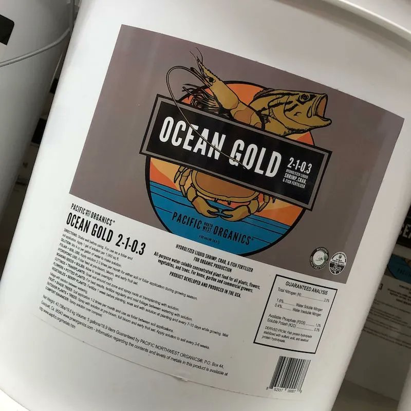 KinneyTopsoil's tweet photo. Take a dip in an ocean of #organic nutrients with Ocean Gold 🐟 !This hydrolyzed liquid fertilizer is made from wild caught fish, shrimp and crab. It stimulates soil microbiology, Good for all plants, flowers, vegetables, and trees. 
5 Gallon = $80.00 https://t.co/SWLSJGjvWl
