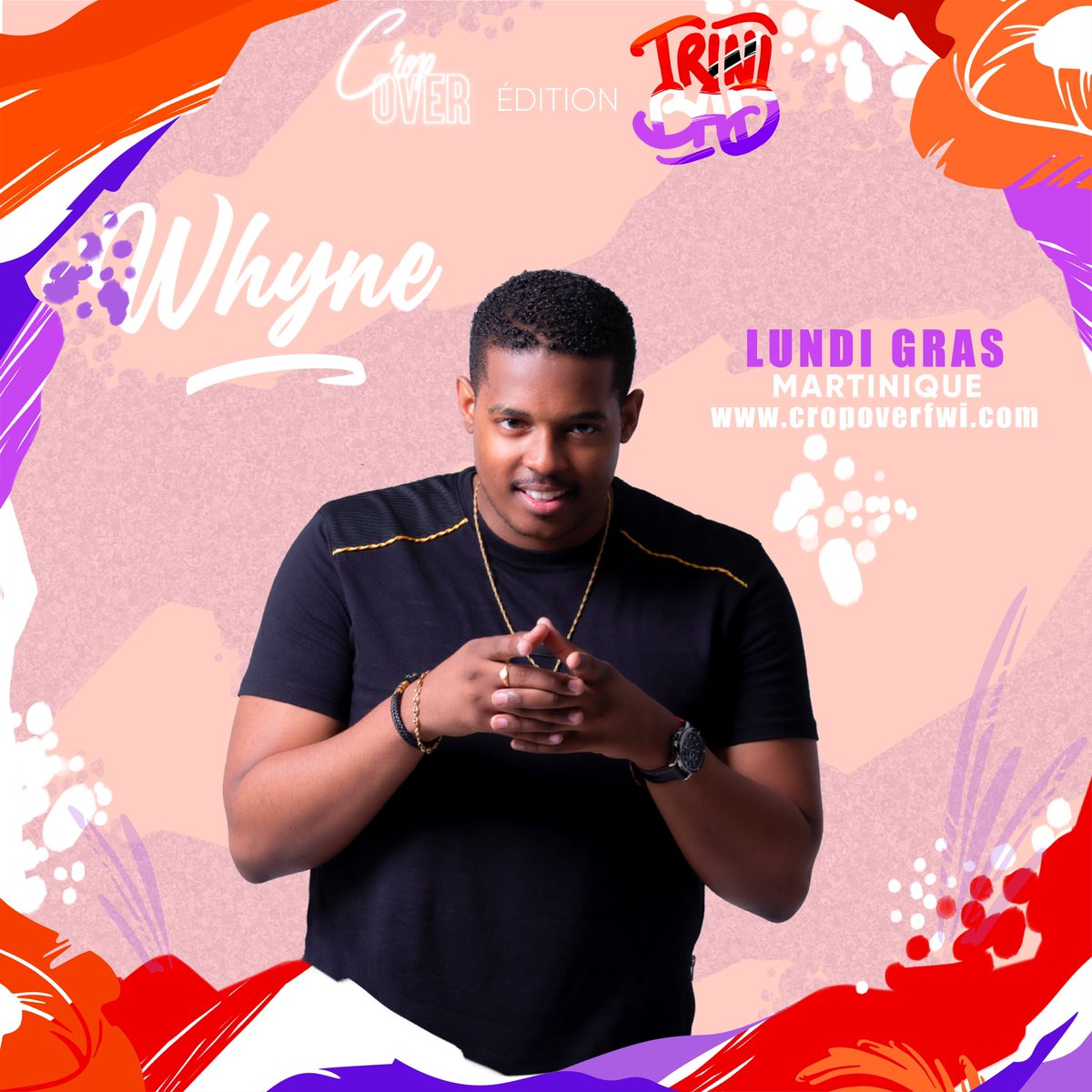 cropoverfwi's tweet photo. TRINI BAD 🇹🇹 

On commence doucement l’annonce de notre line up avec …. PLEASE WELCOME @DjSown_SeShatta @DjWhyne @ShendouGang https://t.co/kSkIZxG7MR