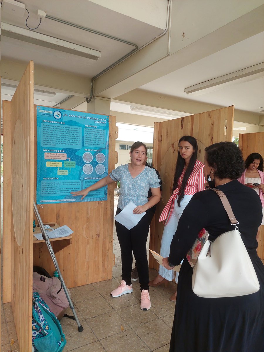 MarynesMontiel's tweet photo. Hoy se realizó en la @fcvespol @espol la VII edición del #Microideas. Felicitaciones a todos los chicos lo hicieron excelente en las presentaciones de sus Proyectos de #microbiologia.. https://t.co/UsO43U0yTc