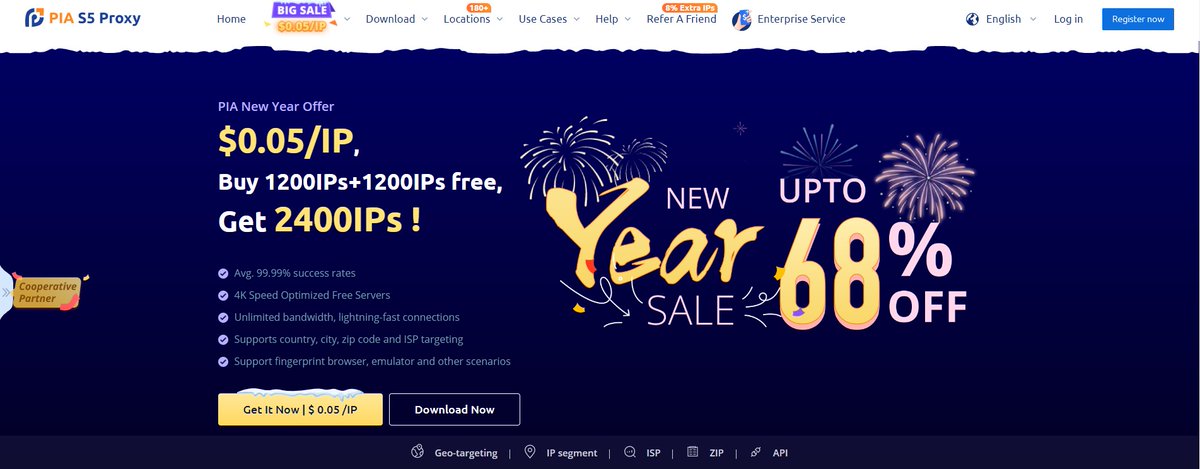 911s5proxy's tweet image. The World&apos;s Largest 911 Static Residential Proxy - PIA Proxy
💚Sticky sessions up to 24 hours or even days
💙99.9% average uptime
💛Support HTTP/HTTPS/SOCKS5 protocol
💜3M+ senior static residential agents in the United States
#911s5 #piaproxy #pias5 #socks5 #proxies