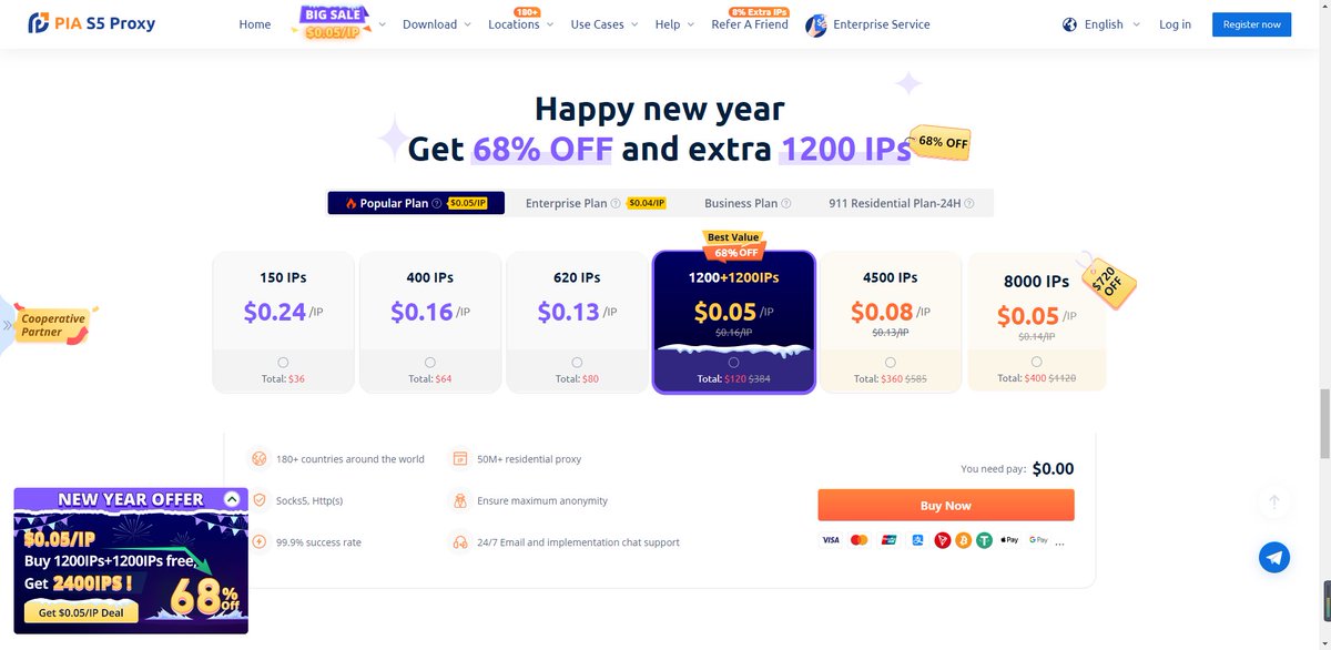 911s5proxy's tweet image. The World&apos;s Largest 911 Static Residential Proxy - PIA Proxy
💚Sticky sessions up to 24 hours or even days
💙99.9% average uptime
💛Support HTTP/HTTPS/SOCKS5 protocol
💜3M+ senior static residential agents in the United States
#911s5 #piaproxy #pias5 #socks5 #proxies