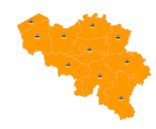 Het KMI waarschuwt voor gladheid op dinsdag 17 januari tussen 3 en 10 uur. ⚠️ Er geldt in Damme en omgeving code oranje. 
👉🚶‍♂️Wees voorzichtig als u buiten stapt. 
👉🚗🚲🚛Bestuurders moeten hun rijstijl aanpassen. 
👍Stel eventueel uw verplaatsing uit tot na de middag.