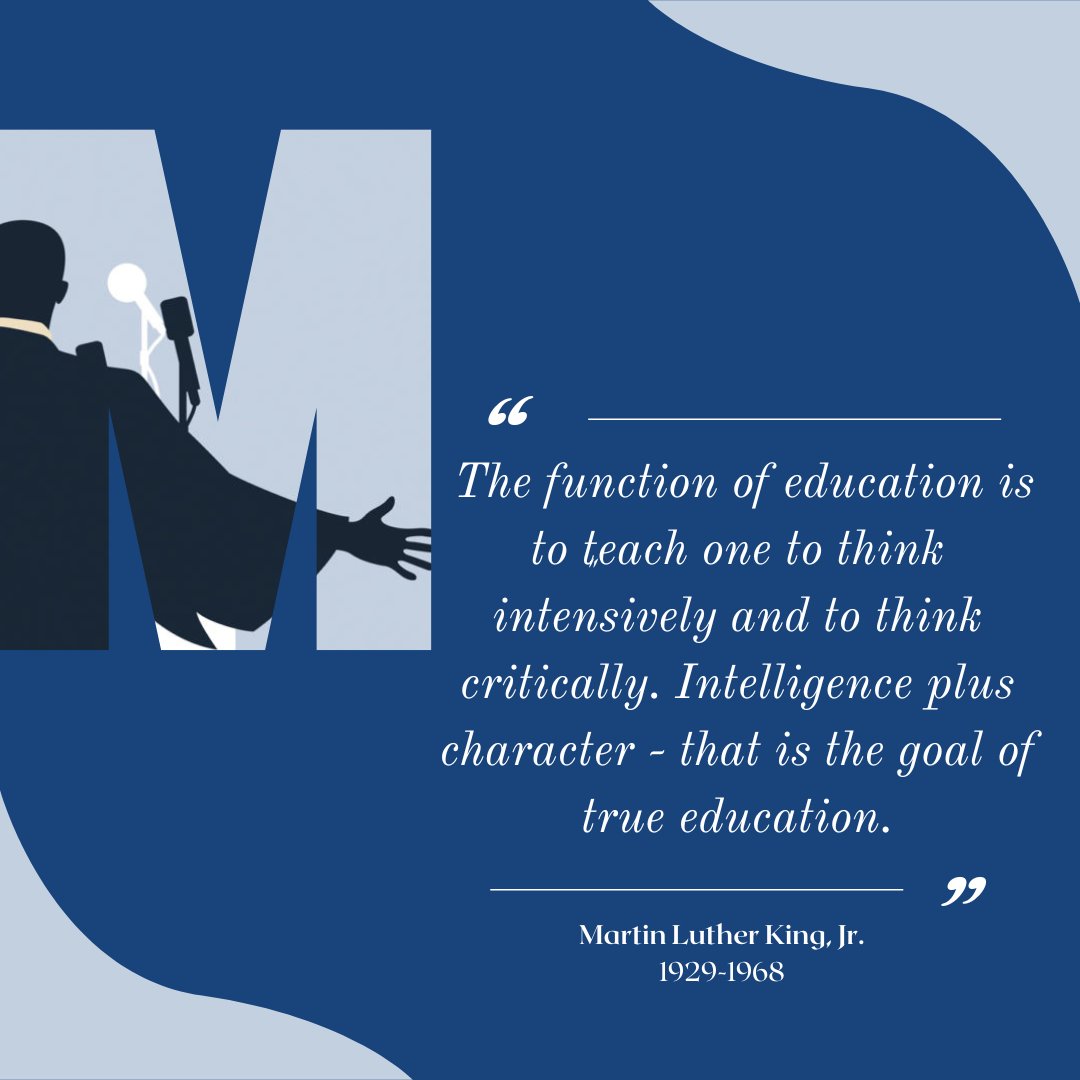 PiThetaEpsilon's tweet photo. Today, we remember and honor the wisdom, integrity, and bravery of Martin Luther King, Jr., and the waves of positive impact that continue to be influenced and inspired by his activism. https://t.co/t20I5W4bTk