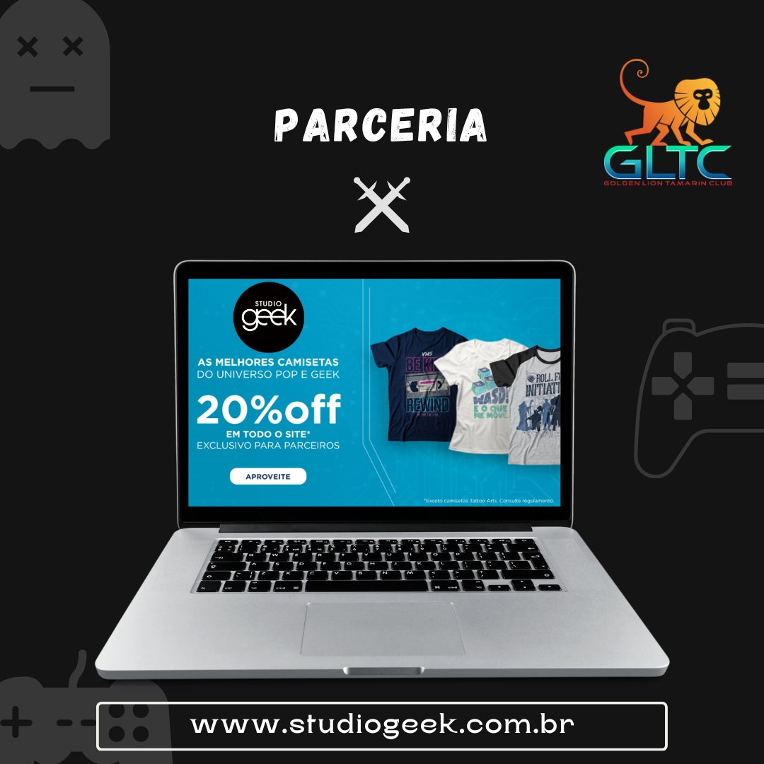 GLTC_NFT's tweet photo. As parcerias só estão começando!
@studiogeek_ 
Desconto: 20% OFF 
O e-commerce com as famosas camisetas geek para um público apaixonado, autodidata, tecnológico, amantes da cultura pop, gamer e para fãs de filmes e séries, camisetas pensadas de fã para fã.
#nft #studiogeek #nfts https://t.co/7Uhfo2eeYN