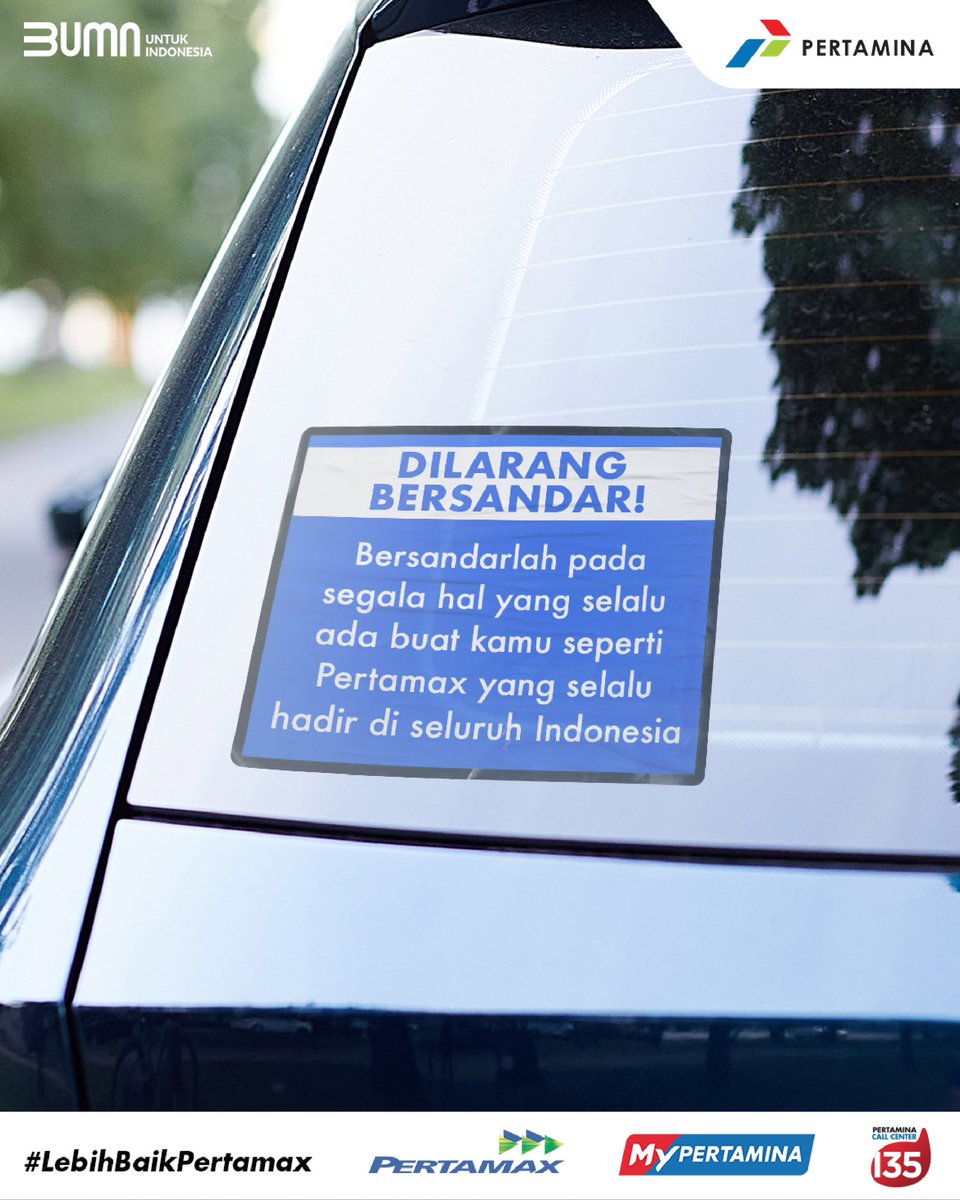 Kalau ada sumur di ladang, boleh kita menumpang mandi. Kalau ada perjalanan panjang, Pertamax selalu ready!

Pertamax adalah satu-satunya bahan bakar berkualitas yang bisa kamu dapatkan di setiap SPBU Pertamina dan Pertashop yang tersebar di seluruh Indonesia.