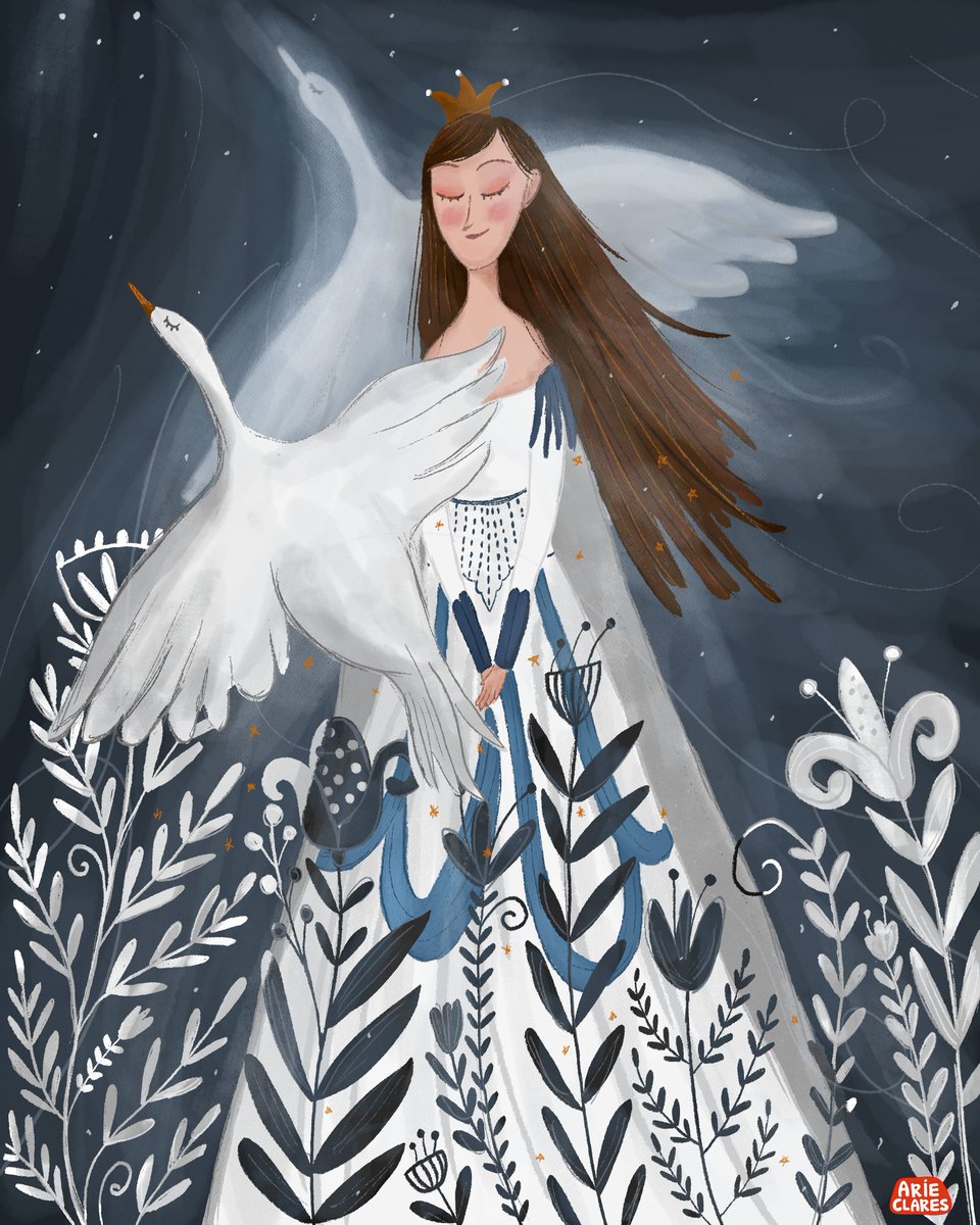 ClaresArie's tweet photo. Do you know the story of Odette #Swanlake, a princess turned into a swan by an evil sorcerer's curse?

Odette can only take human form between midnight and daybreak.
#OnceUponATimeMonth #OnceUponATimeMonth23 #artchallenge #drawingchallenge #januaryartchallenge https://t.co/vYI1Oat95x