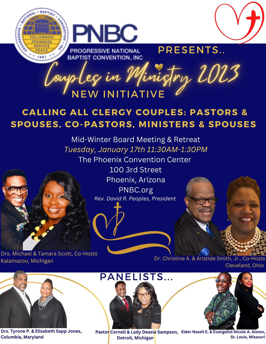 ❤️We’re here in Phoenix, Arizona excited to launch a new initiative near and dear to our heart: Couples In Ministry!!!! This is definitely NOT business as usual! We are honored to be apart of an innovative and relevant initiative in the <a href="/PNBCINC/">PNBC</a> Convention !!