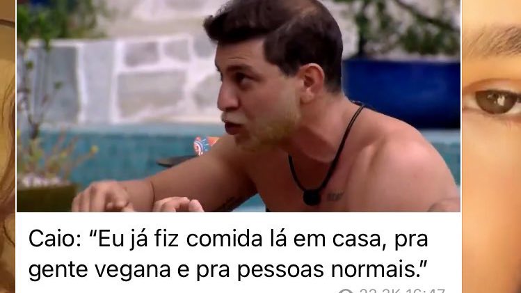 NazareAmarga's tweet photo. Caio foi o melhor agroboy do BBB https://t.co/8xCSLEL6Tj