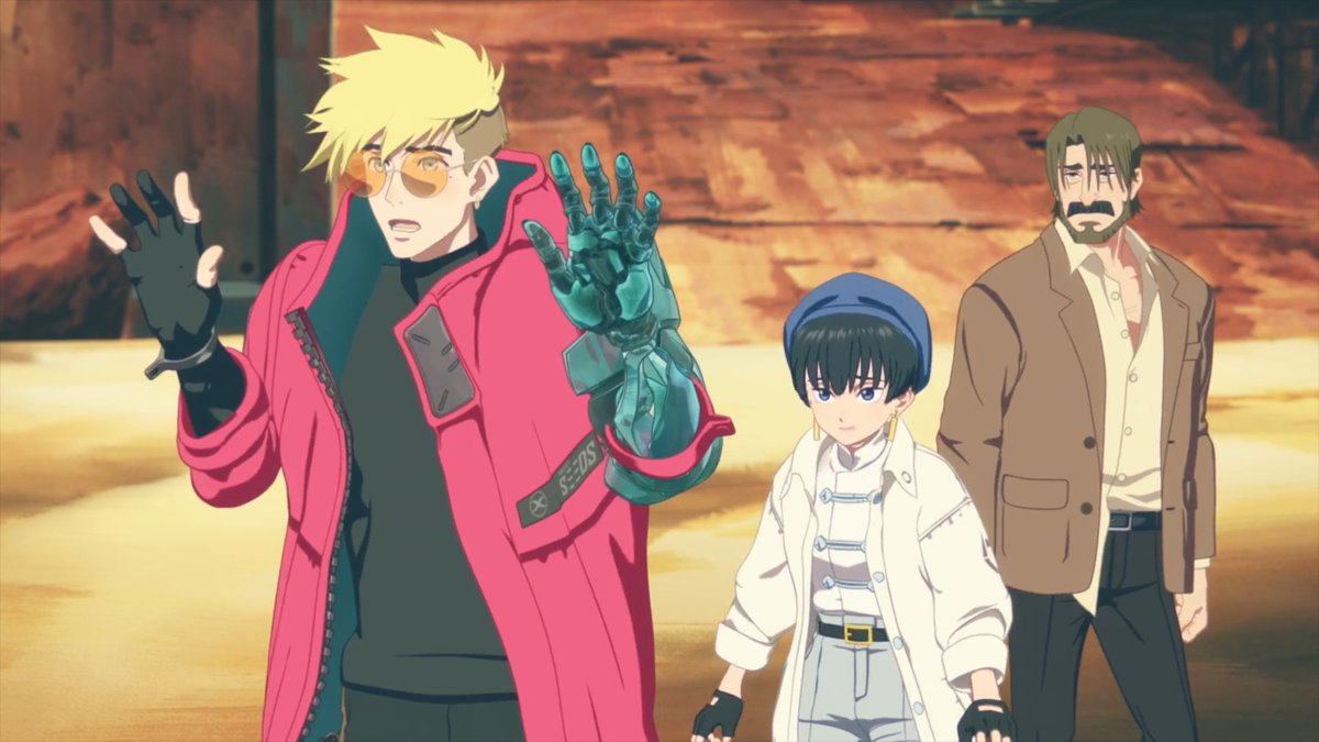NTATNB's tweet photo. Ready to chat #TRIGUNSTAMPEDE?! Join our hosts @Kiaxet and @karidlane LIVE at 7:30pm PT to talk about #TRIGUN ep2, #MyHeroAcademia, #anime news & more on @FAN_VERSATION.
#TRIGUN_STAMPEDE #VashTheStampede #AnimeNews #Crunchyroll #StudioOrange
#Watch: https://t.co/Mi9zKf5Jpe https://t.co/6TeF9gCnih