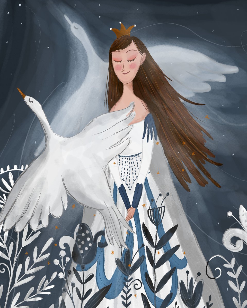 ClaresArie's tweet photo. Do you know the story of Odette #Swanlake, a princess turned into a swan by an evil sorcerer's curse?

Odette can only take human form between midnight and daybreak.
#OnceUponATimeMonth #OnceUponATimeMonth23 #artchallenge #drawingchallenge #januaryartchallenge https://t.co/vYI1Oat95x