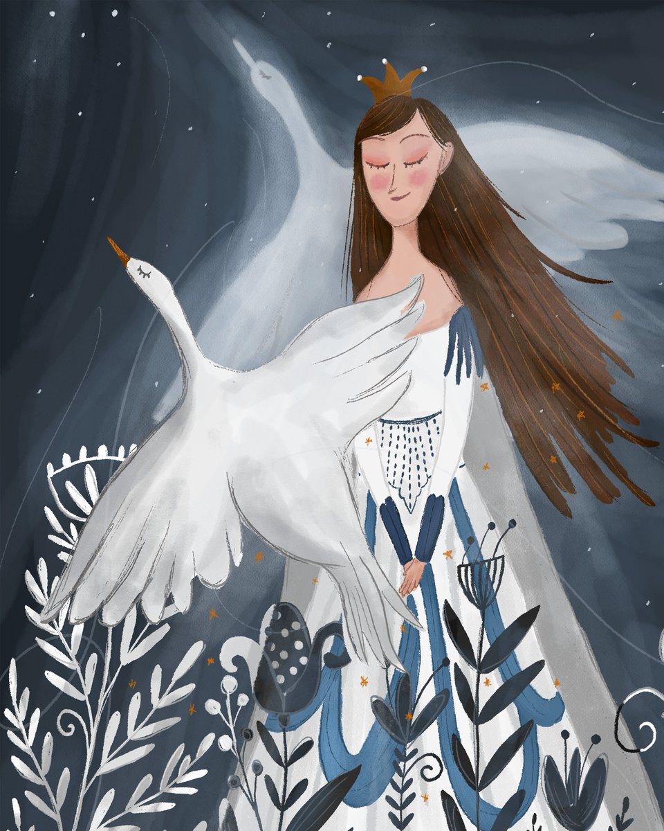 ClaresArie's tweet photo. Do you know the story of Odette #Swanlake, a princess turned into a swan by an evil sorcerer's curse?

Odette can only take human form between midnight and daybreak.
#OnceUponATimeMonth #OnceUponATimeMonth23 #artchallenge #drawingchallenge #januaryartchallenge https://t.co/vYI1Oat95x