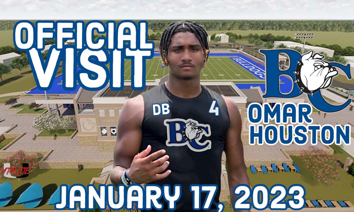 RecruitFayNC's tweet photo. Another visit for @omarhouston12 tomorrow… will it land him another offer? He currently holds 1 D1, 4 D2, and 1 JUCO offers! @COACHMO54 @CoachBurnetteBC https://t.co/4AADa749Ig