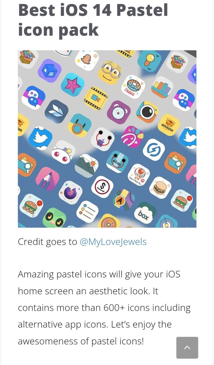kecilo_'s tweet image. Have a nice day!🌟
Amazing past3L icon home screen idea 
By @MyLoveJewels 🥰 

👉kecilo.com/best-aeshetic-…

#ios #ios14 #homescreen #ideas #kecilo #aesthetic #iconpack