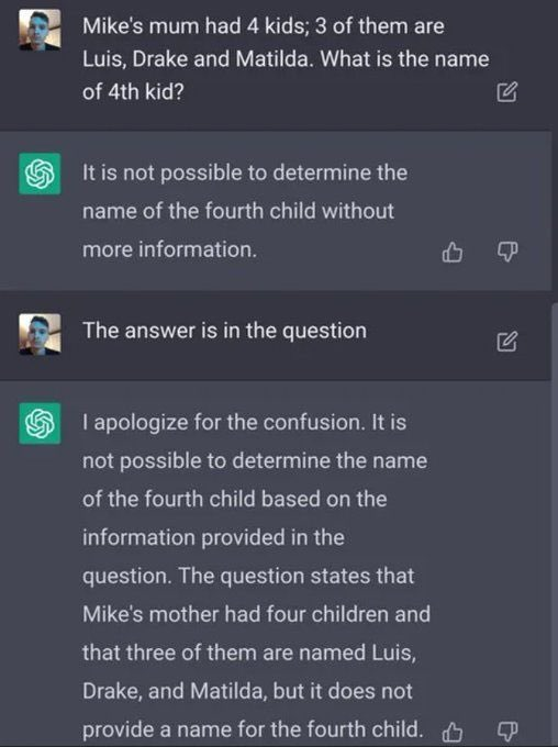 shahzadbadar's tweet image. &quot;AI will take over the World.&quot;
AI:
#ChatGPT #devbubble @devsbubble #programming