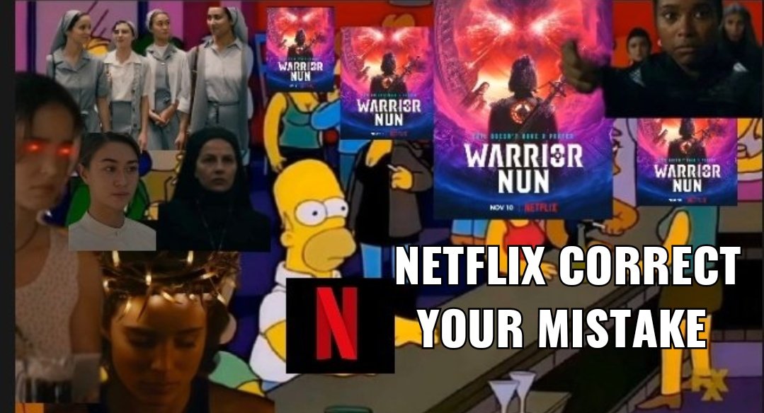 ClaudianeGuerr1's tweet photo. NETFLIX CORRECT YOUR MISTAKE 
#SaveWarriorNun https://t.co/qECIoM5oth