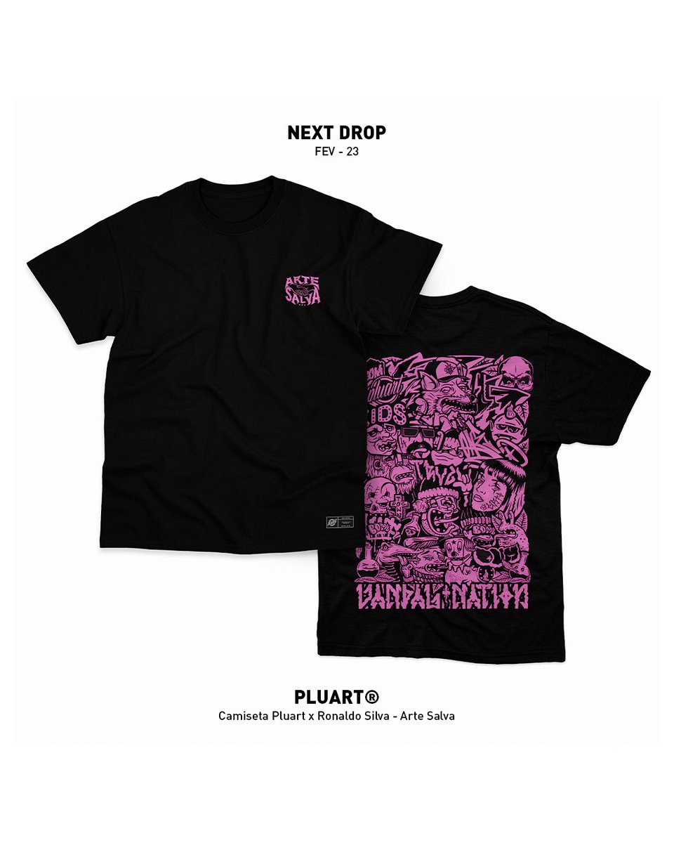 Pluartofficial's tweet photo. A Camiseta “Arte Salva” faz parte da Collab Ronaldo Silva x Pluart que estará disponível em Breve. 
🤝 ARTE SALVA 
Para mais informações sobre Pré-venda nos chame no direct. https://t.co/m58AmerGBg