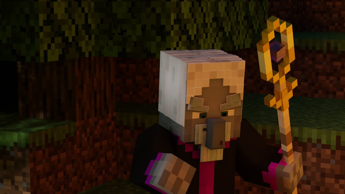 T0adWarrior's tweet image. Finished one of the models for an upcoming video.  I'm calling him the Grand Evoker.  What do y'all think?
#minecraft #Minecraftbuilds #MinecraftAnimation