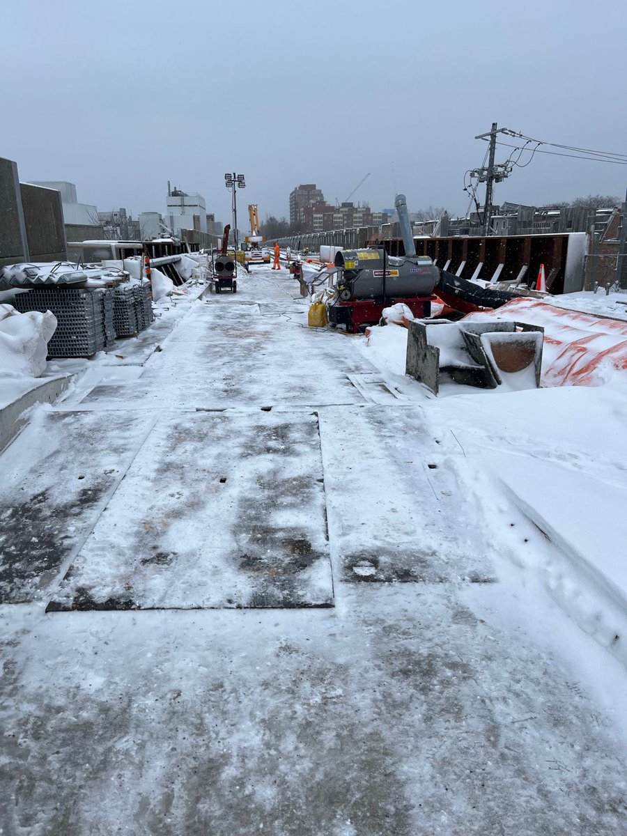 TrewickAndy's tweet photo. The end of a busy trip to Toronto visited our #davenport project. The site is preparing for their major train switch next month. Had some great conversations and meetings with the new Canadian Construction Safety council this week. And also saw our new Toronto office! https://t.co/te8R1bUWDc