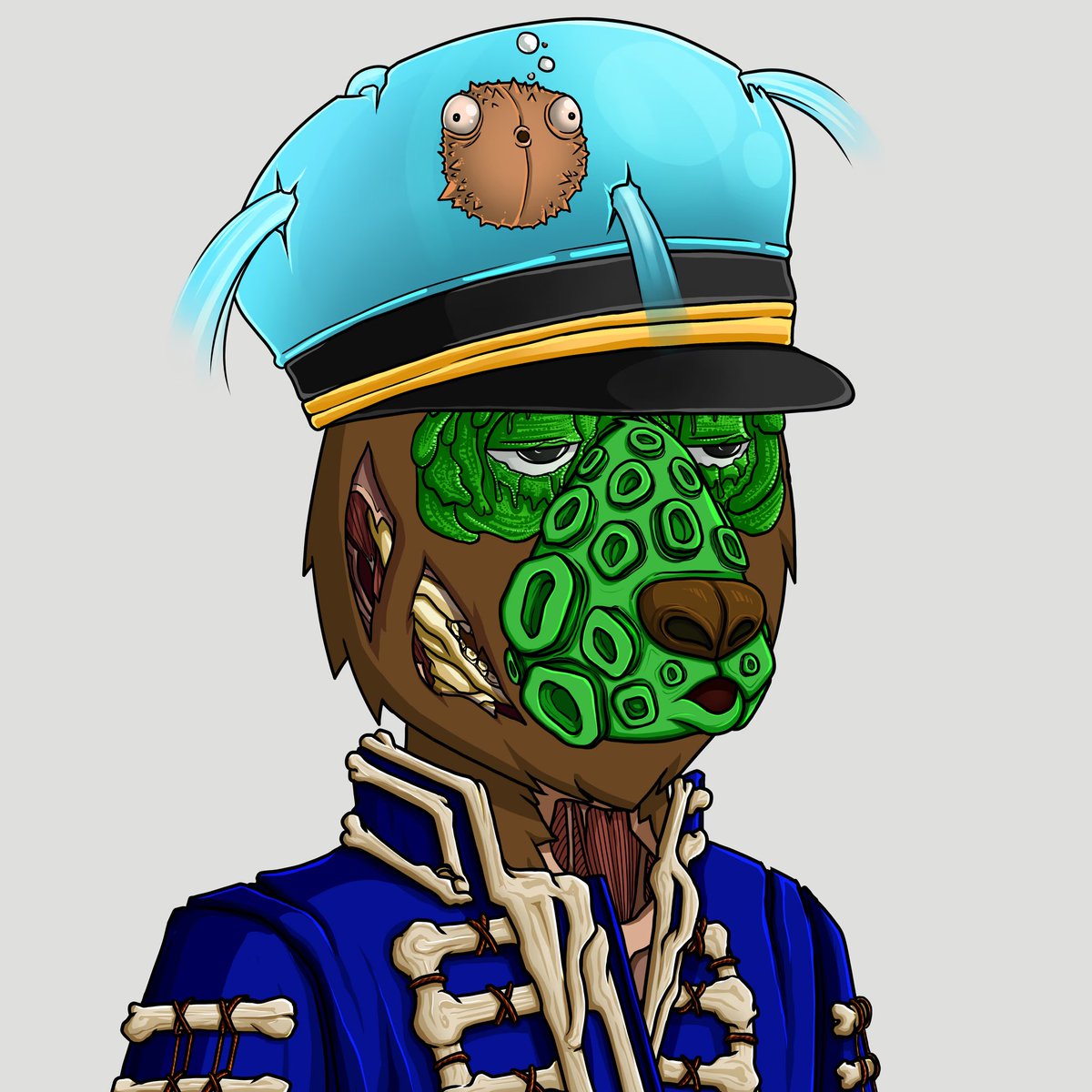 sajdebruyn's tweet photo. @BySamNunez Without any doubt @OkayBearsYC ! Atm Crazy things are happening in the @OBYCLab ! The #Obycbears are preparing themselves for what is coming...  they are completely losing their minds...  #MVM 🐻vs🤖 
My captain is ready for WAR !  #NFTCommunity ♥️#JOINTHERIDE💀🚢 #YOHOo🍾 https://t.co/mKuxxMHQKg