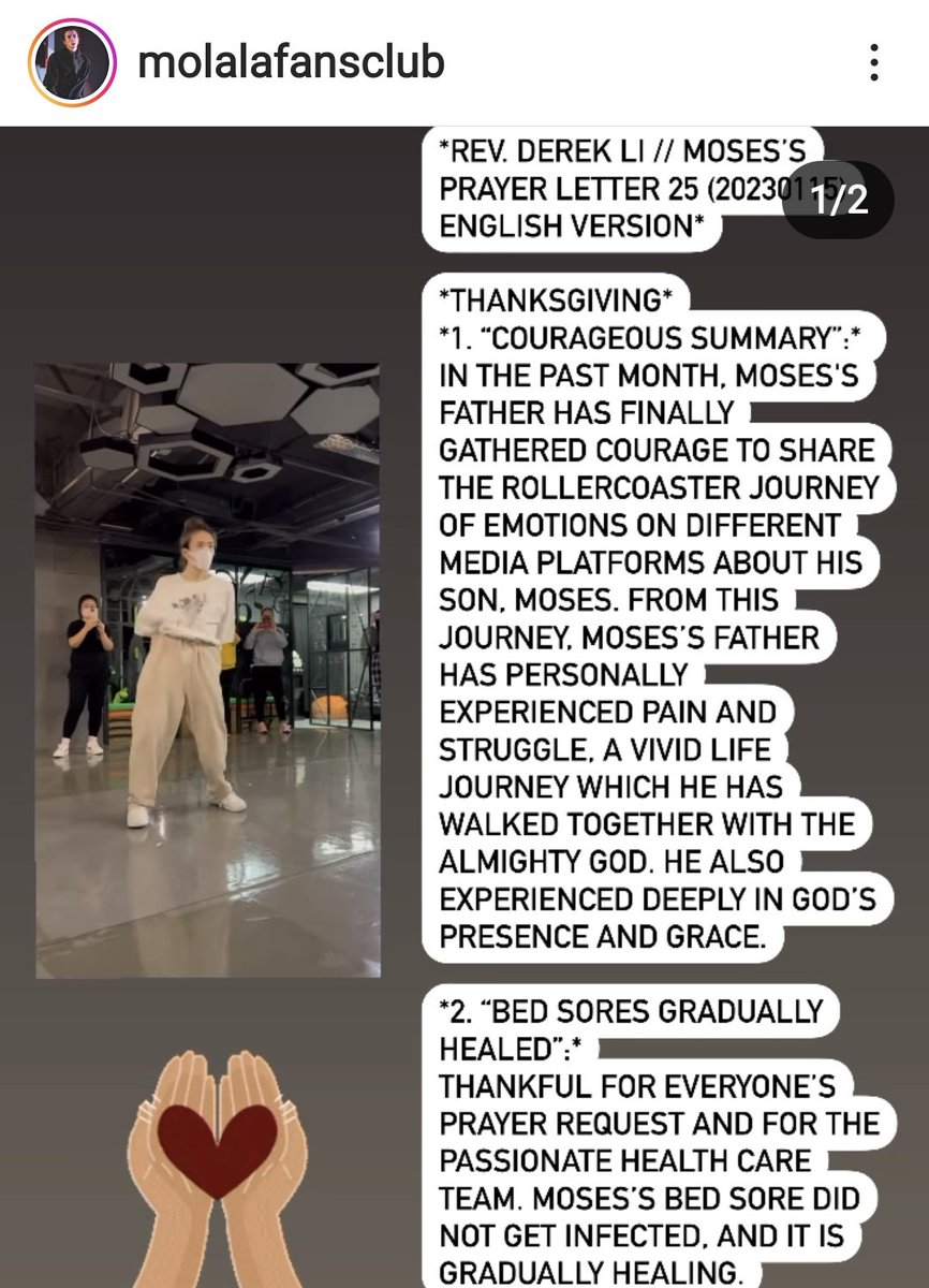 MirrorHK12's tweet photo. Pastor Li's update- please see text in pics/FB link โค๏ธ
Very glad to hear Mo's bed sores are improving & good luck w/ new medical treatments ๐๐ผ Also thinking of SoChing, balancing return to work & supporting Mo. Will keep praying for Mo & fam๐๐ผโค๏ธ#PrayForMo https://t.co/ibLfBi9ppU https://t.co/LzUsxTxf43