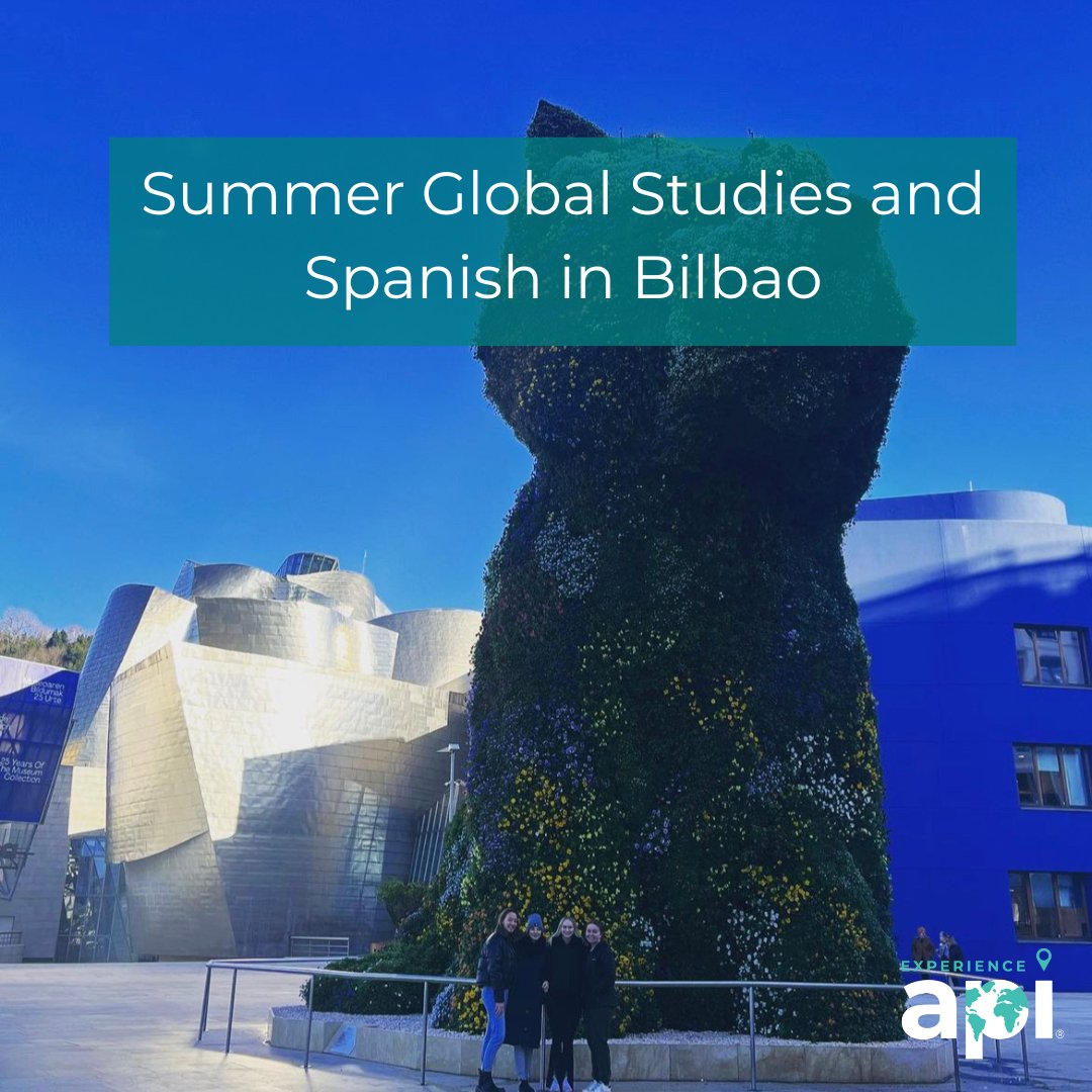 APIabroad's tweet photo. NEW PROGRAM IN SPAIN! 🚨 🇪🇸 💃 

API is excited to announce our newest summer program in Bilbao, Spain, Summer Global Studies and Spanish in Bilbao! 

Applications are open, now is your chance! https://t.co/K5eJua9CZi

#apiexperience https://t.co/qUtS23PU3q