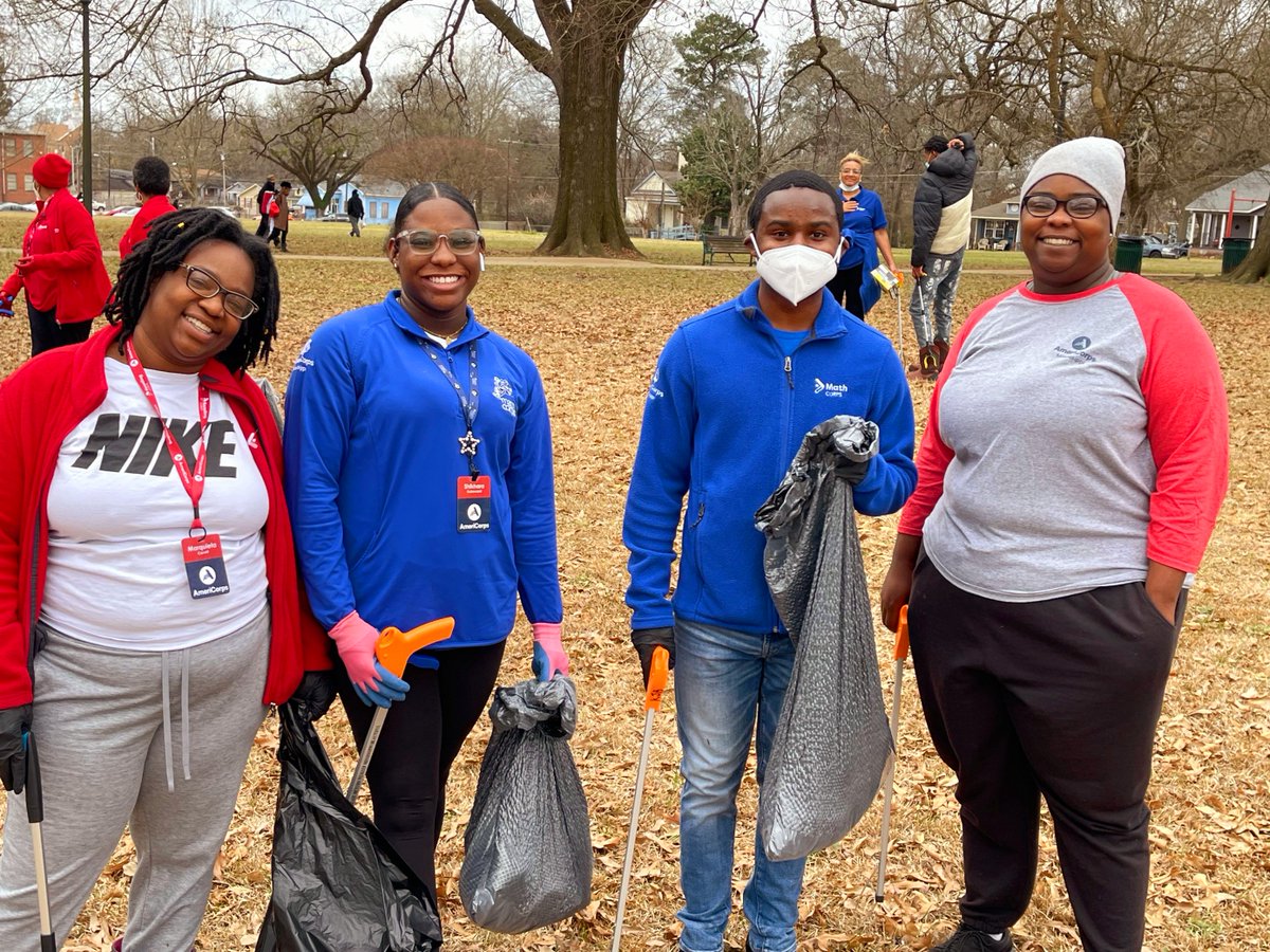 Math Corps (@math_corps) on Twitter photo In honor of #MLKDay, AmeriCorps members across the country are rolling up their sleeves in service. Our Mississippi Math Corps team spent the day cleaning public spaces in partnership with Keep Jackson Beautiful. Check out some snapshots from the day!
<a href="/AmeriCorps/">AmeriCorps</a> In honor of #MLKDay, AmeriCorps members across the country are rolling up their sleeves in service. Our Mississippi Math Corps team spent the day cleaning public spaces in partnership with Keep Jackson Beautiful. Check out some snapshots from the day!
<a href="/AmeriCorps/">AmeriCorps</a>