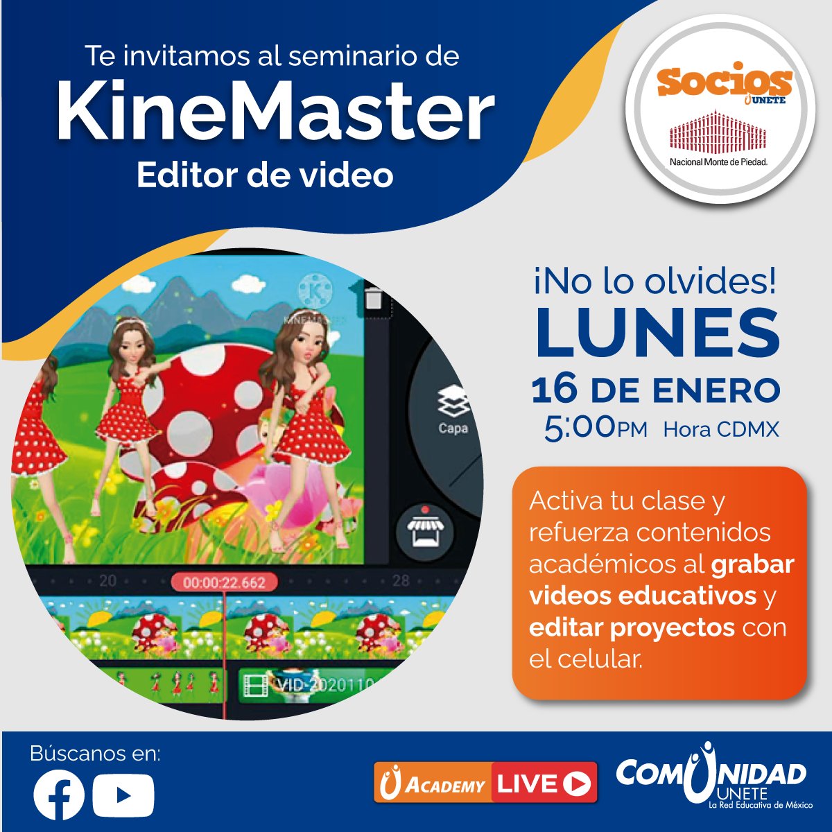 ComunidadUNETE's tweet photo. ¡Te esperamos! https://t.co/w7vzYCaKj0