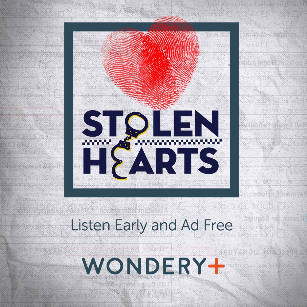 Star-crossed lovers, but make it criminal. 🚔  Listen to Stolen Hearts early with Wondery+: wondery.fm/stolenhearts