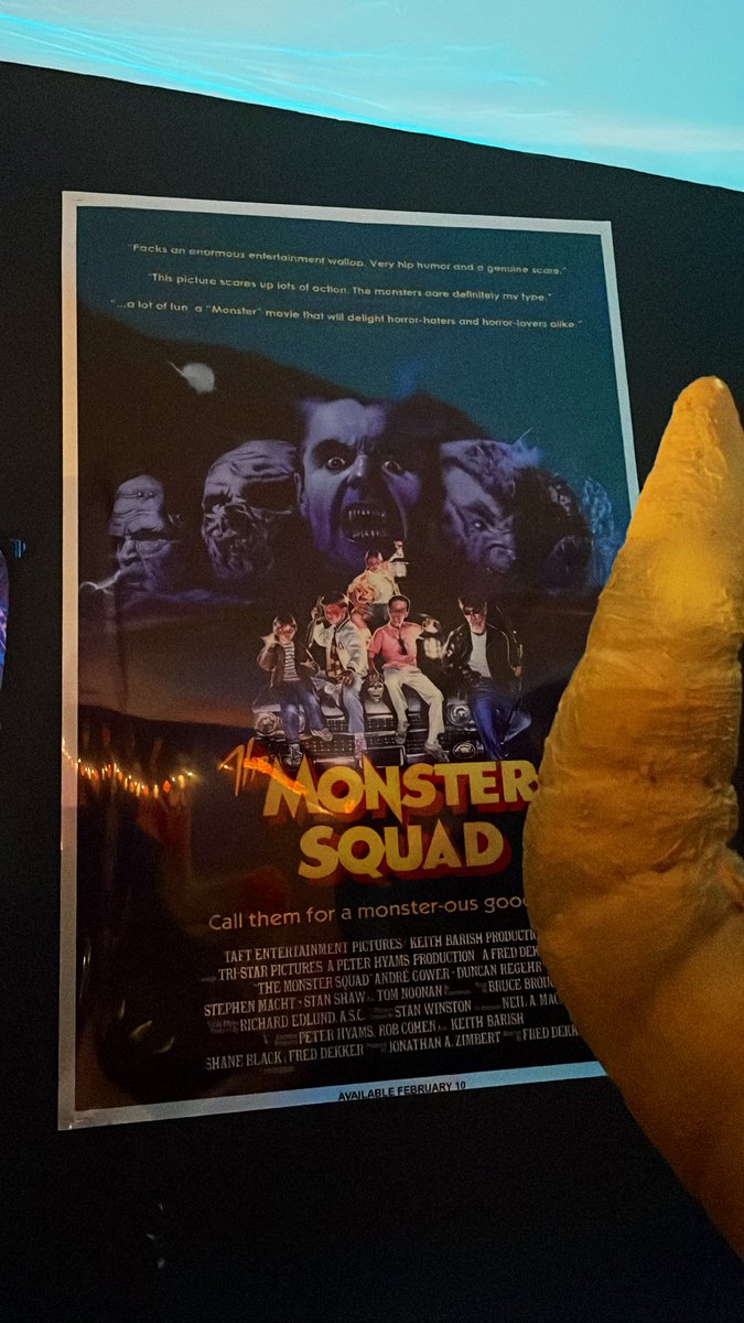 THE MONSTER SQUAD poster at Mystic Museum’s Lost Toys exhibit in Burbank. #TheMonsterSquad 🖤