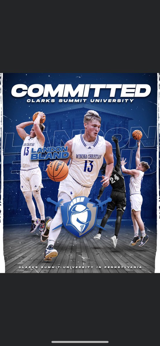 Congrats to Landon bland on his commitment to Clark Summit university!! We are proud of you!