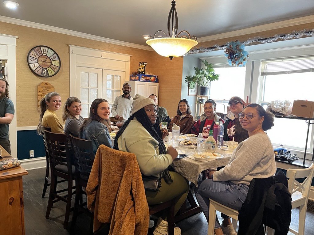 Delicious food + awesome coworkers = a great way to start the spring semester! Thank you to our staff who joined us on retreat this weekend.

We can’t wait to continue our work for Washburn and the Topeka community in 2023!