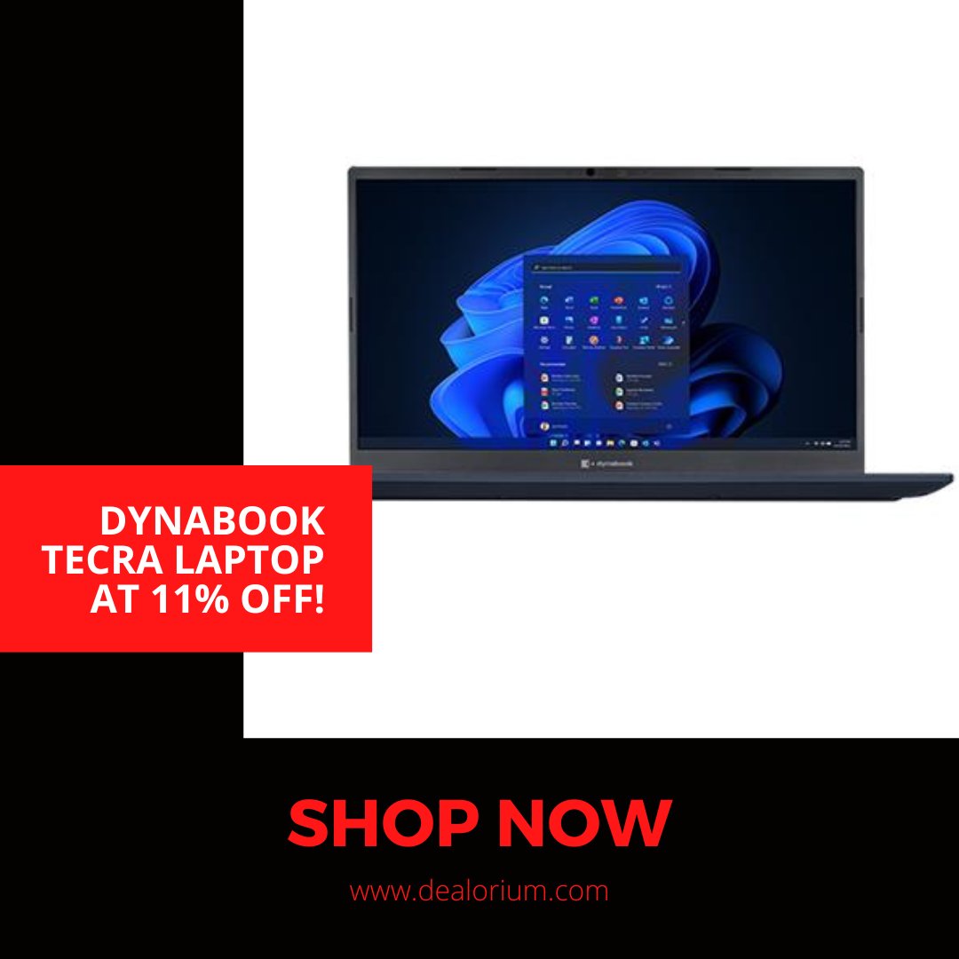 DealoriumDeals's tweet photo. Dynabook Tecra laptop at 11% off!

https://t.co/k1la5ZsPTP

#dynabook #laptop #laptopdeals #dealorium https://t.co/2wzAuhS31L