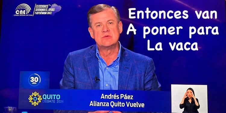 AcuerdoSur's tweet photo. Ayer tuvimos la oportunidad de ver quién propuso con argumentos sus propuestas.

Hablo a las y los quiteños. dejo la politoqueria.

@Pabel será el mejor Alcalde.

(Aquí todos los memes)
Paez https://t.co/UmBWCw7tvn