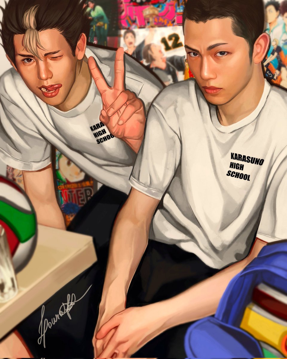 Laurarts_23's tweet photo. 😜✌️🤨 📷 #haikyuu https://t.co/j3h76l5b6h