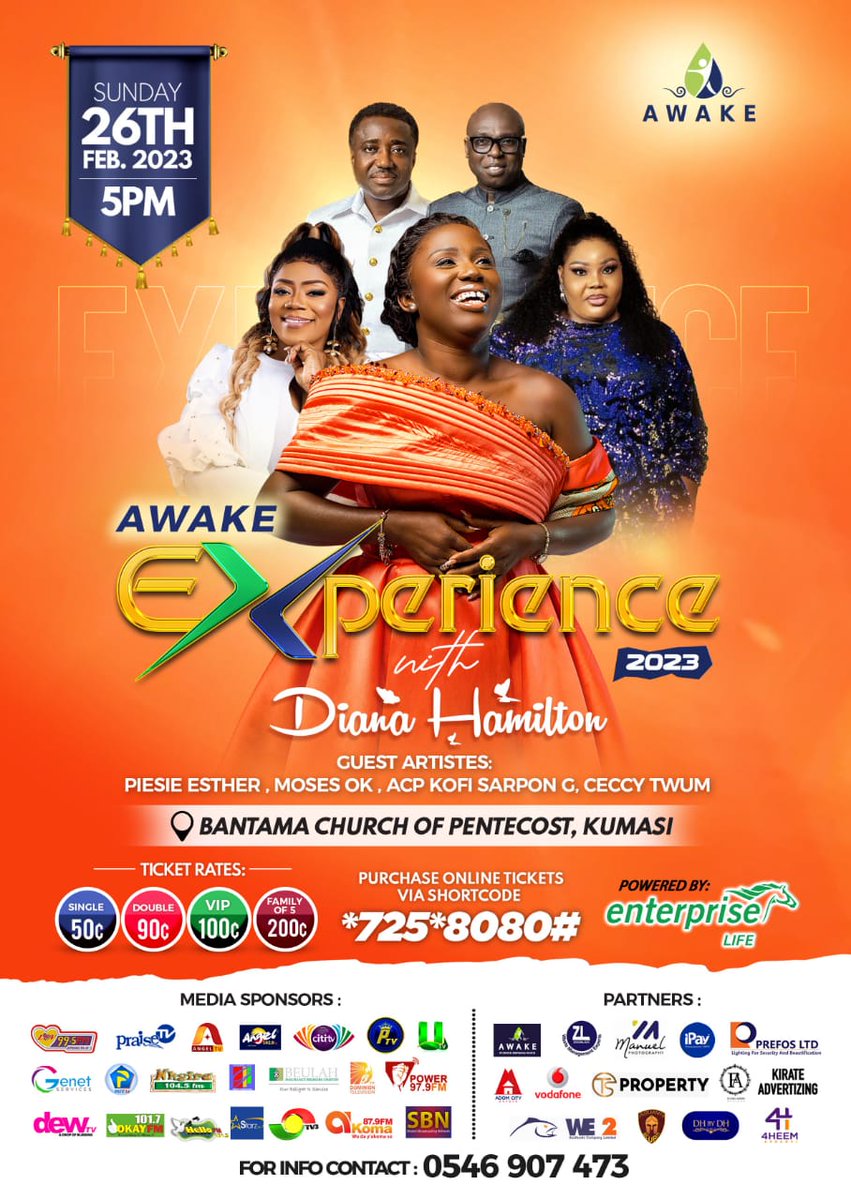 The countdown begins family #dhexperience2023. Its the 19th of Feb in Accra at the #perezdomeaccra and at the COP Auditorium, Bantama in Kumasi Don't Miss It!!!