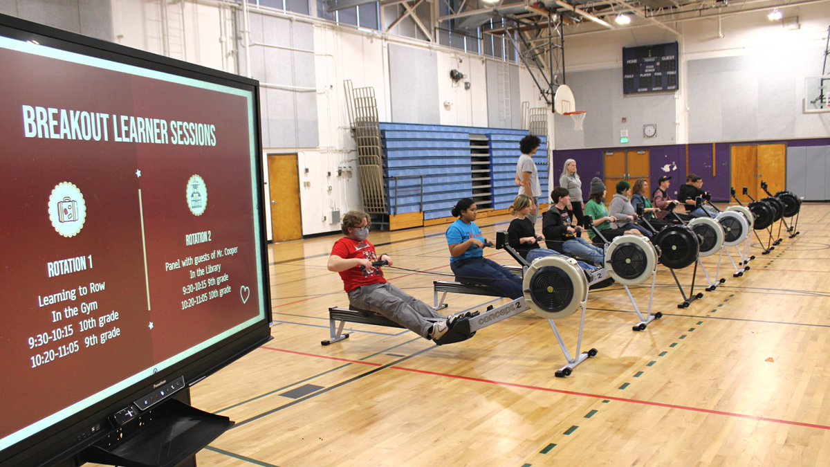 .<a href="/TheMaritimeHS/">Maritime High School</a> students celebrated the life &amp; legacy of Martin Luther King, Jr. last week with an #MLKDay assembly about dreams, courage, hope and… rowing! Guest speaker/author Arshay Cooper was captain of the country’s first all-black HS rowing team. ◼gethps.info/3k9L7Oj