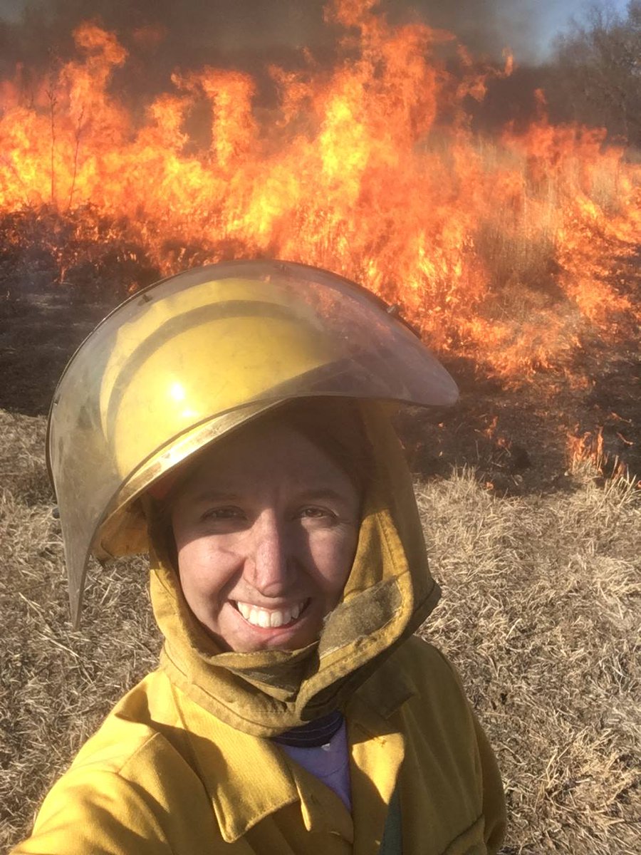 skwinnicki's tweet photo. Celebrate #FieldWorkJoy for #FieldInclusiveWeek!
Field work is often very demanding, but I would be lying to say I don't find joy in it pretty much all of the time! It's hard to pick one example!
It didn't directly contribute to my data on baby birds, but I loved prairie burns! https://t.co/wXLpZLyvUl