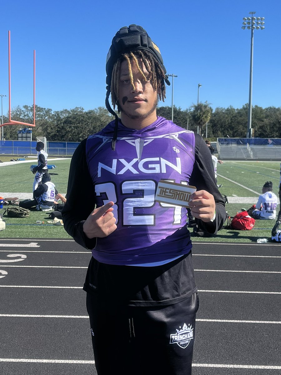 Had a great time competing and learning at TKC, and the Showcase. Got my ticket to @TheSHOWByNXGN special thanks to <a href="/twftraining/">Brandon Tucker / Trenchwarfare</a> and <a href="/craftinglinemen/">Torrian Wilson</a> for coaching me up and getting me right.